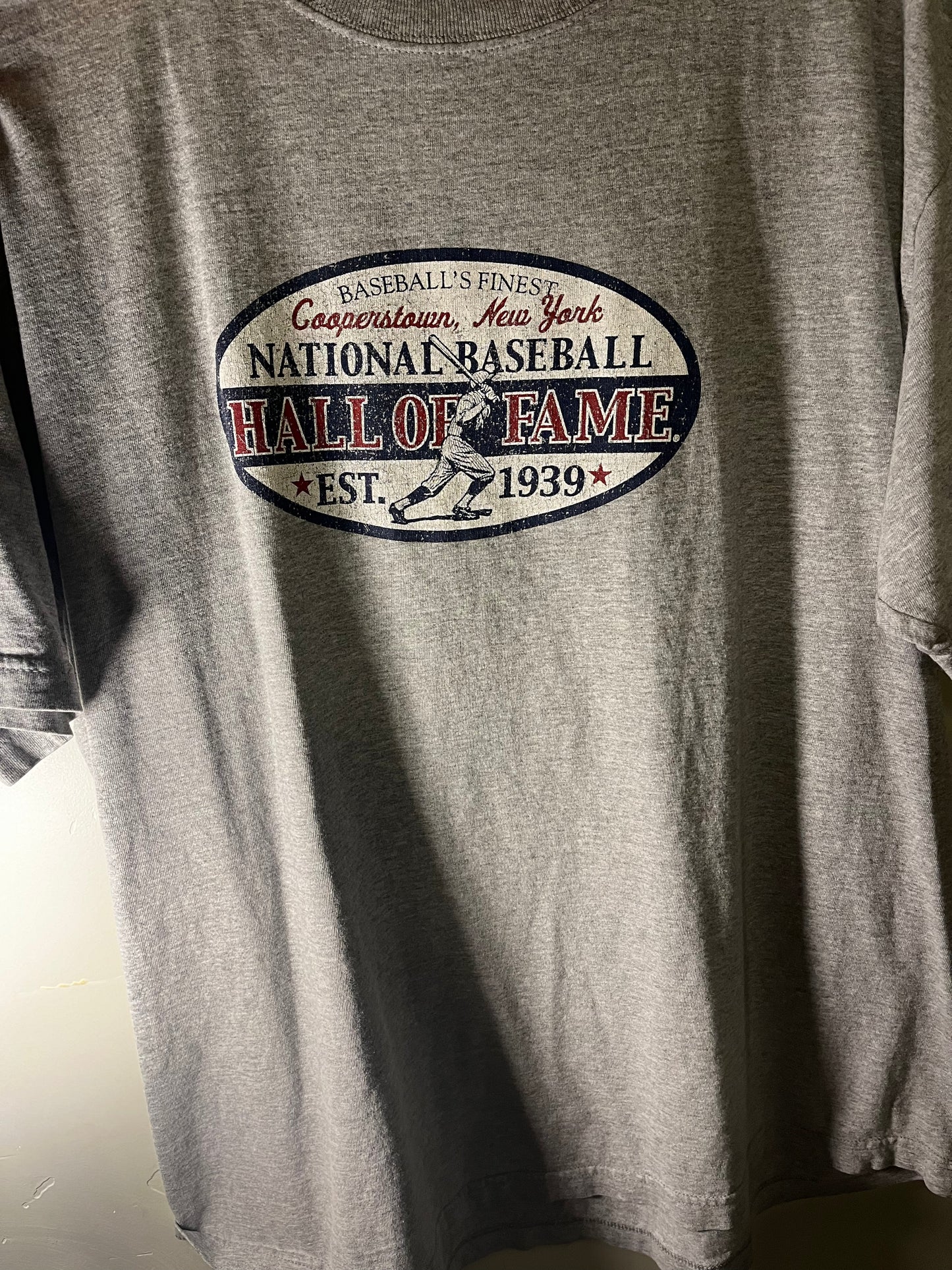 Vintage Worn Look Baseball Hall of Fame Tee