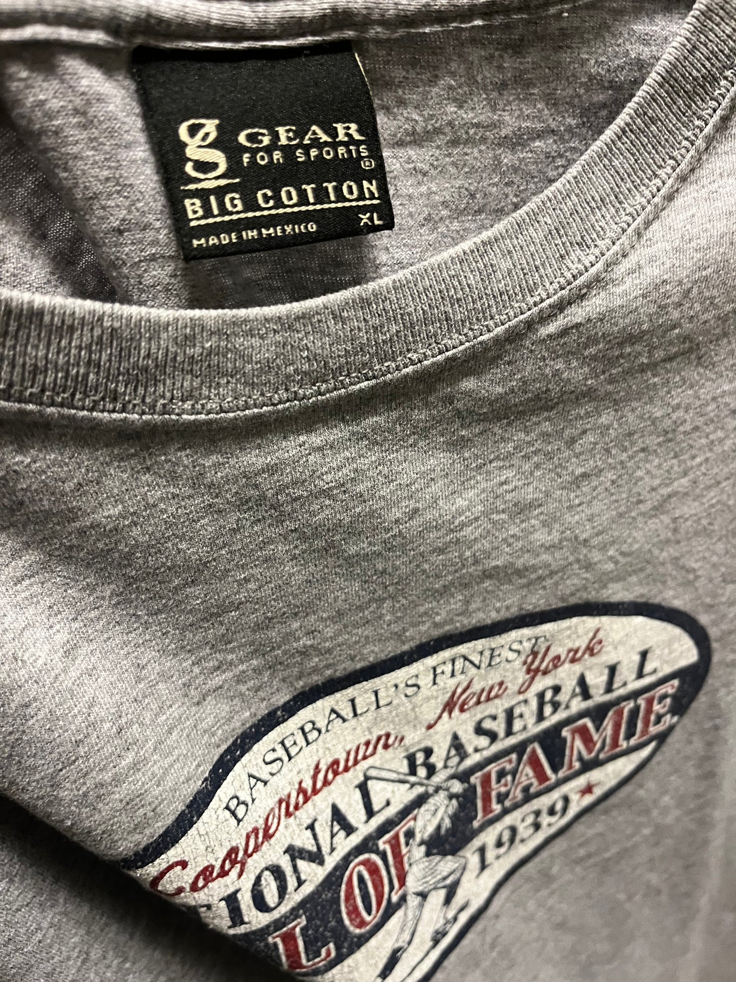 Vintage Worn Look Baseball Hall of Fame Tee